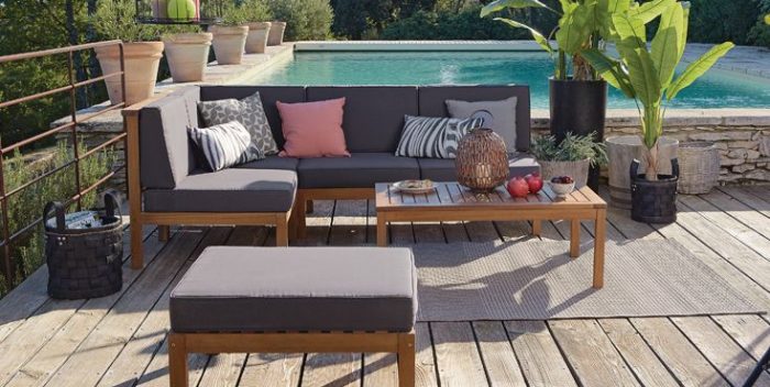 salon jardin canapé